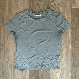 EUC Zara Women's Teal Short Sleeve Tee